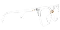 Tacita - Cat Eye Crystal Clear Eyeglasses - 4