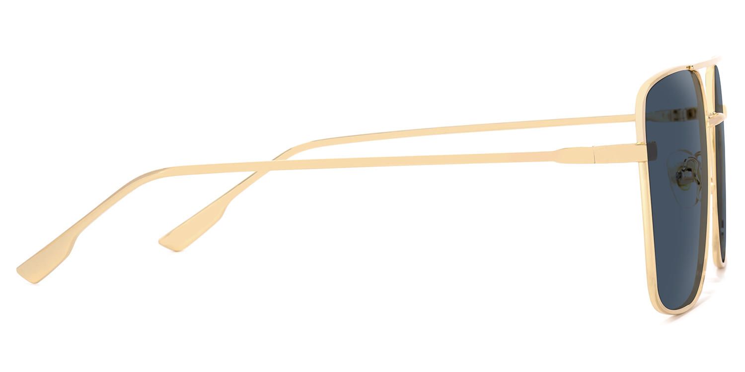 Reid - Aviator Gold Sunglasses product detail 4