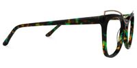 Renata - Square Floral Eyeglasses - 4