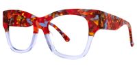 Holbrook - Square Floral Eyeglasses - 2