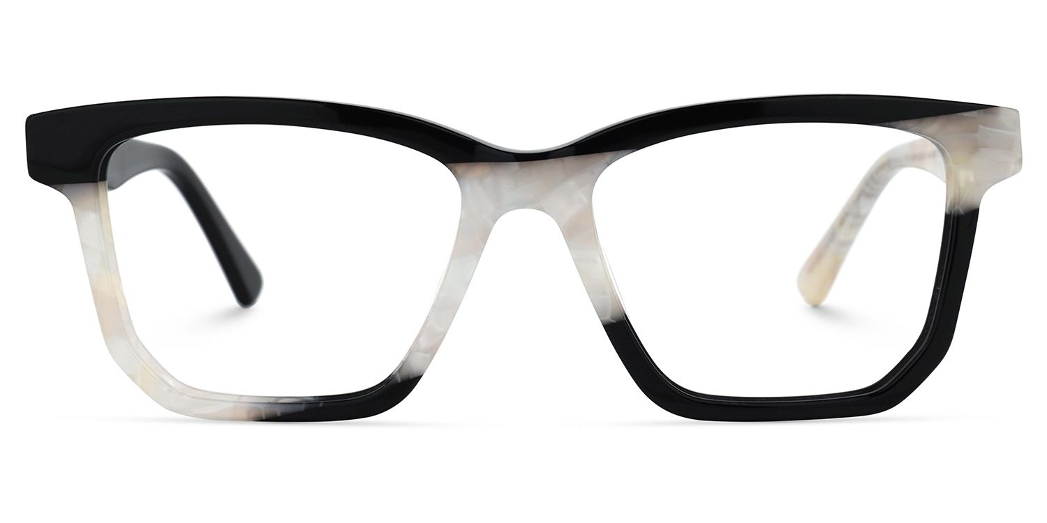 Pereyra - Rectangle Black Eyeglasses product detail 2