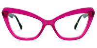 Shaneika - Cat Eye Pink Eyeglasses | Vooglam Angle View