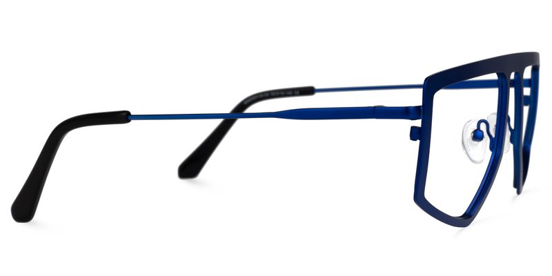 Lopez - Aviator Blue Eyeglasses - 4