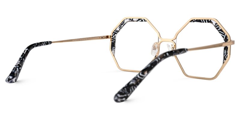 Scotto - Geometric Pattern Eyeglasses - 3