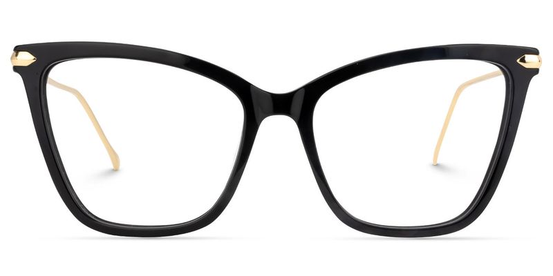 Hilary - Butterfly Black Eyeglasses
