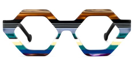 Ailsa - Geometric Colorful Eyeglasses