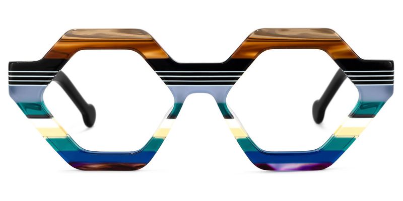 Ailsa - Geometric Colorful Eyeglasses
