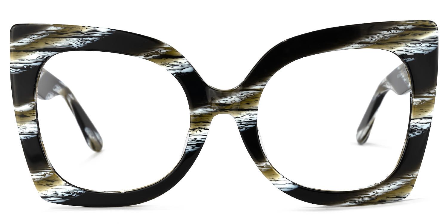 Adrian - Butterfly Dark/Green Eyeglasses product detail 2