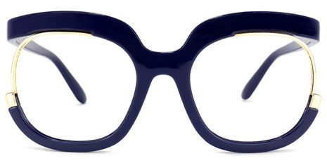 Fredia - Square Dark/Blue Eyeglasses