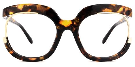 Fredia - Square Tortoise Eyeglasses