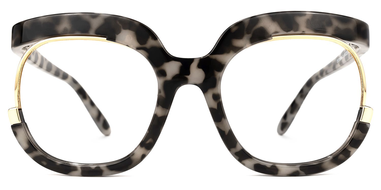 Fredia - Square Animal Eyeglasses | Vooglam Angle View