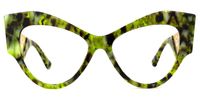 Johnsom - Butterfly Tortoise Eyeglasses | Vooglam Angle View