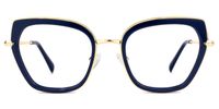 Lobato - Square Blue Eyeglasses