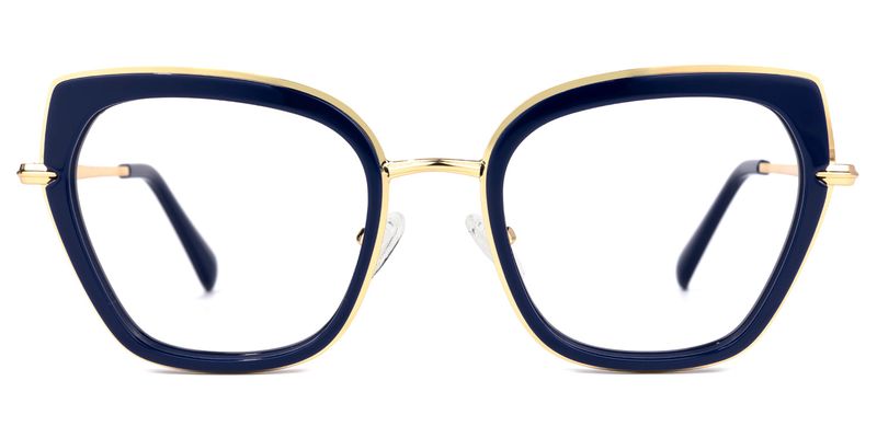 Lobato - Square Blue Eyeglasses