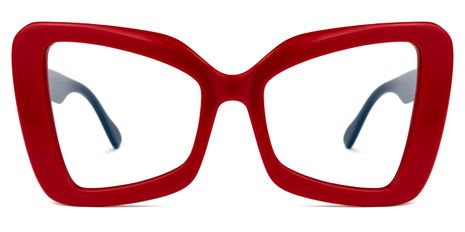 Mandi - Butterfly Red Eyeglasses