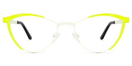 Sydney - Cat Eye Yellow Eyeglasses