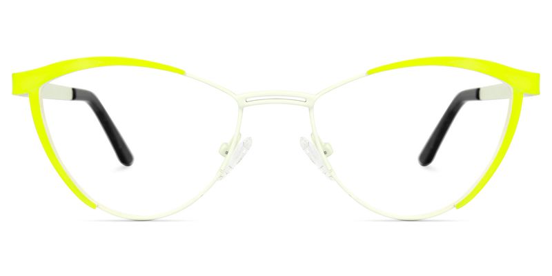 Sydney - Cat Eye Yellow Eyeglasses