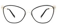 Mendoza - Cat Eye Black Eyeglasses | Vooglam Angle View