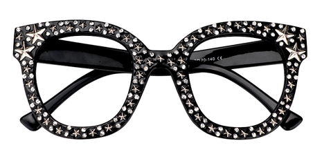 Candice - Black Square Eyeglasses