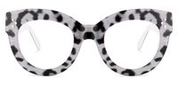 Miguel - Oval Grey/Leopard Eyeglasses
