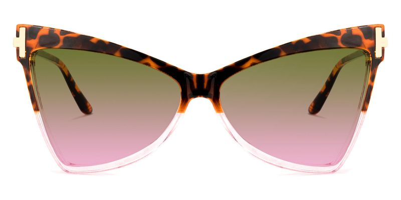 Ofelia - Geometric Tortoise/Pink Sunglasses