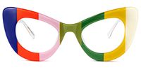 Weslie - Cat Eye Multicoloured Eyeglasses