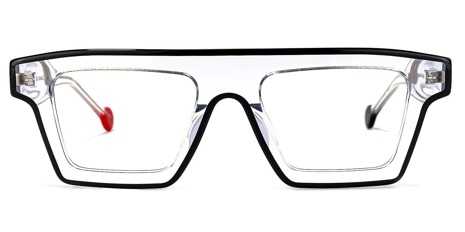 Treva - Rectangle Crystal Eyeglasses product detail 2