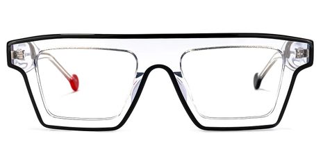 Treva - Rectangle Crystal Eyeglasses