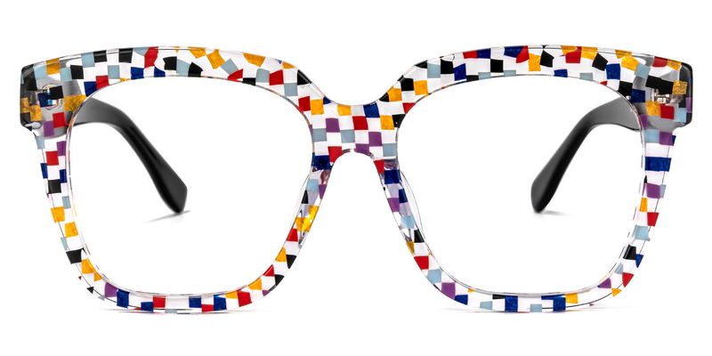 Martha - Square Colorful/Point Eyeglasses