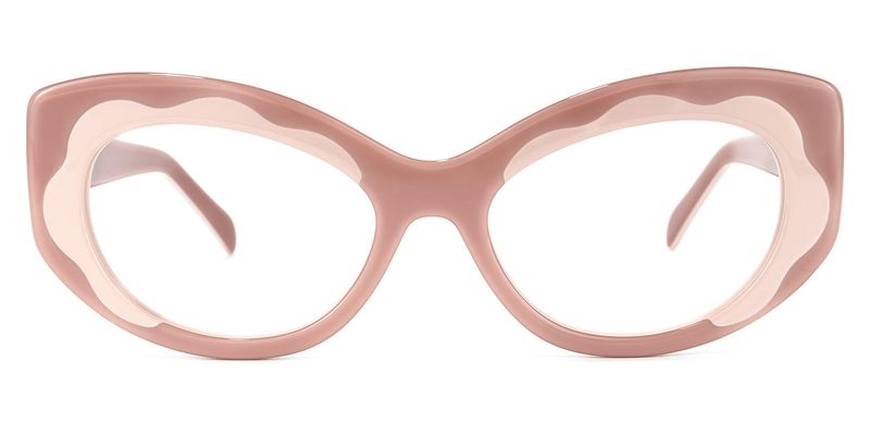 Nutana - Cat Eye Cameo/Brown Eyeglasses