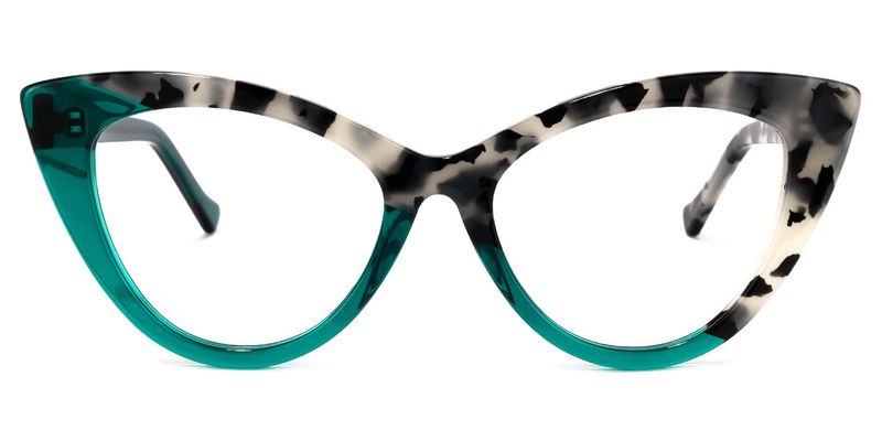 Antoinette - Cat Eye Grey/Tortoise Eyeglasses