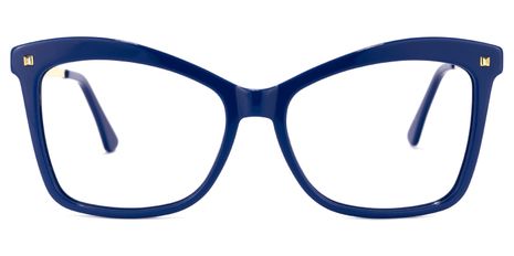 Libby - Butterfly Blue Eyeglasses