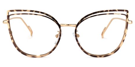 Pearline - Cat Eye Tortoise Eyeglasses