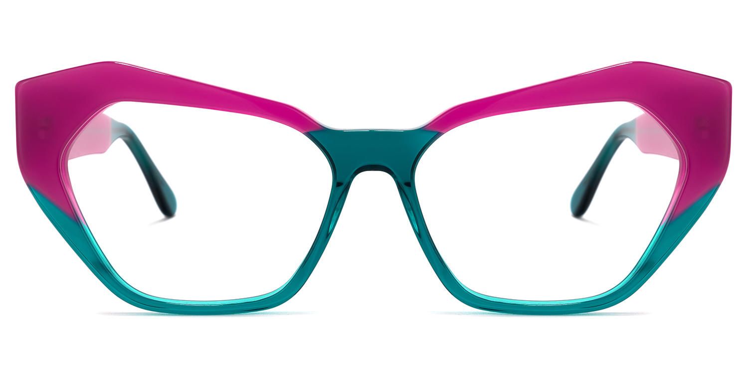Miriam - Cat Eye Peacock/Blue Eyeglasses product detail 2