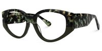 Durand - Geometric Floral Eyeglasses - 2