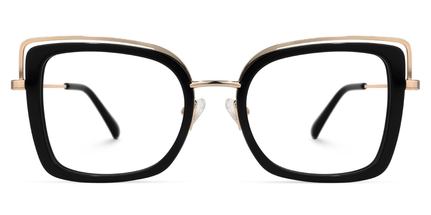 Heyward - Rectangle Black Eyeglasses product detail 2