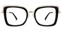 Heyward - Rectangle Black Eyeglasses - 1