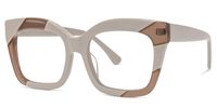 Terrie - Square Cameo/Brown Eyeglasses - 2