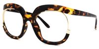 Fredia - Square Tortoise Eyeglasses - 2