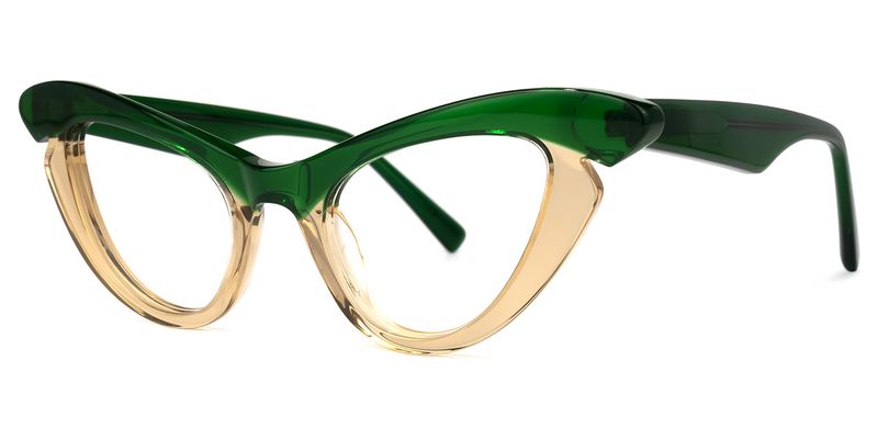 Blackwell - Browline Green Eyeglasses