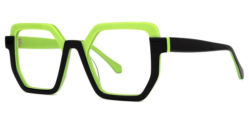 Mixon - Square Green Eyeglasses - 2