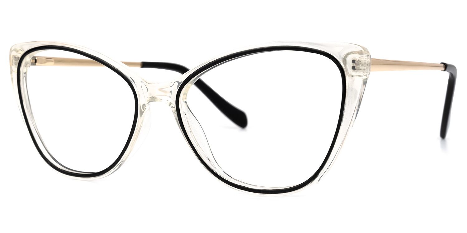 Mendoza - Cat Eye Black Eyeglasses - 2