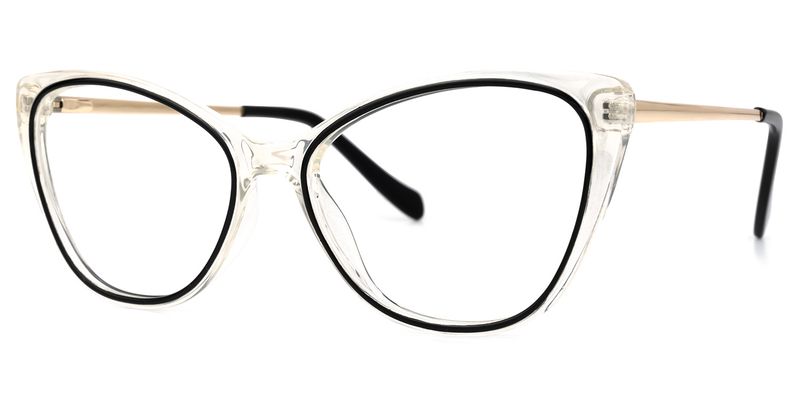 Mendoza - Cat Eye Black Eyeglasses - 2