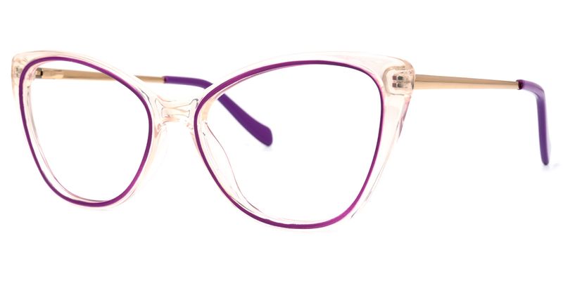 Mendoza - Cat Eye Purple Eyeglasses - 2