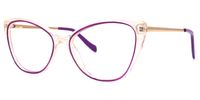 Mendoza - Cat Eye Purple Eyeglasses - 2