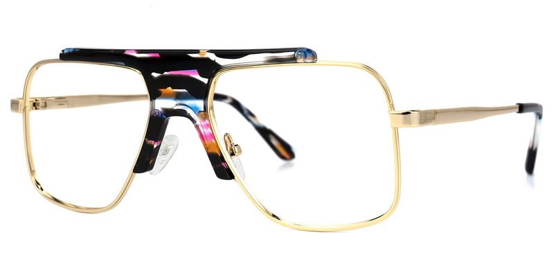 Frazier - Aviator Multicolor Eyeglasses - 2