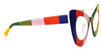 Weslie - Cat Eye Multicoloured Eyeglasses | Vooglam 