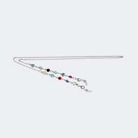 Cute Silver Glasses Chains | Vooglam.com Angle View