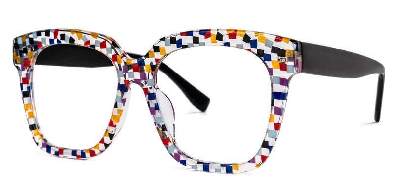 Martha - Square Colorful/Point Eyeglasses