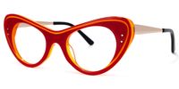 Guia - Cat Eye Red Eyeglasses - 2